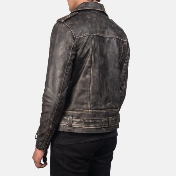 Biker Leather Jacket Men - Image 28