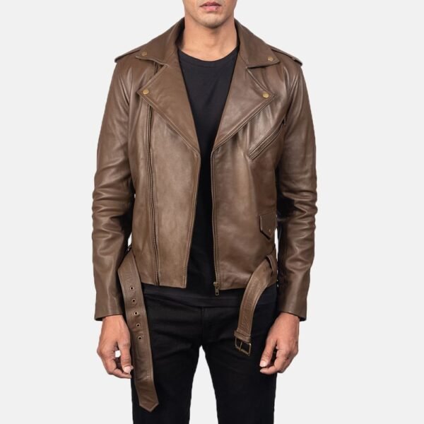 Biker Leather Jacket Men - Image 10