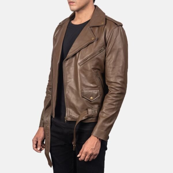 Biker Leather Jacket Men - Image 11