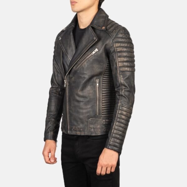 Biker Style Leather Jacket Men - Image 10