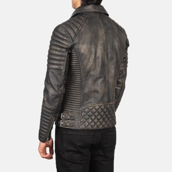 Biker Style Leather Jacket Men - Image 11