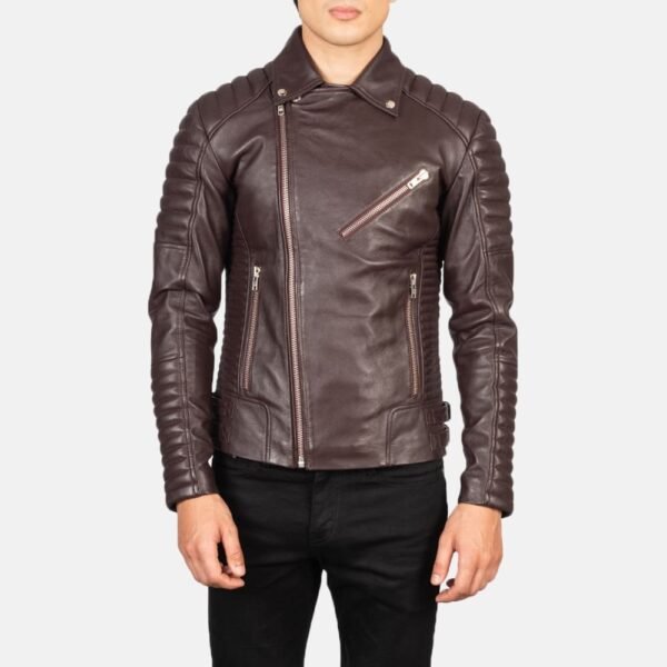 Biker Style Leather Jacket Men - Image 12