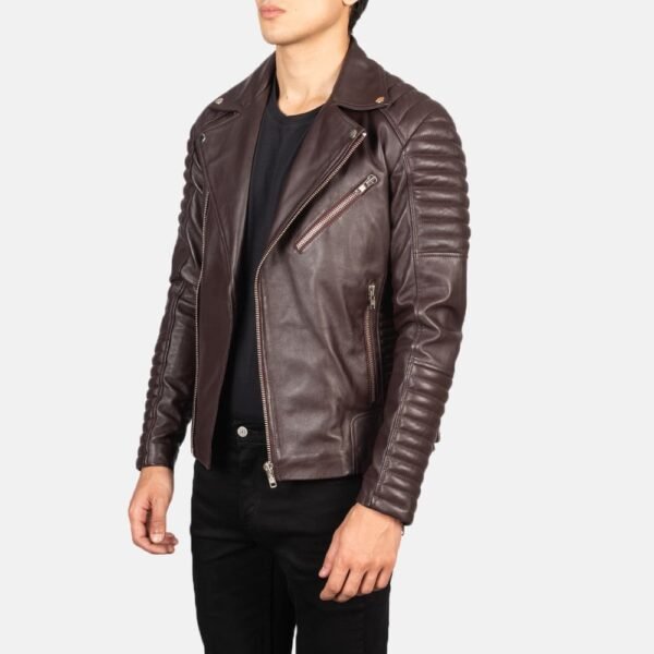 Biker Style Leather Jacket Men - Image 15