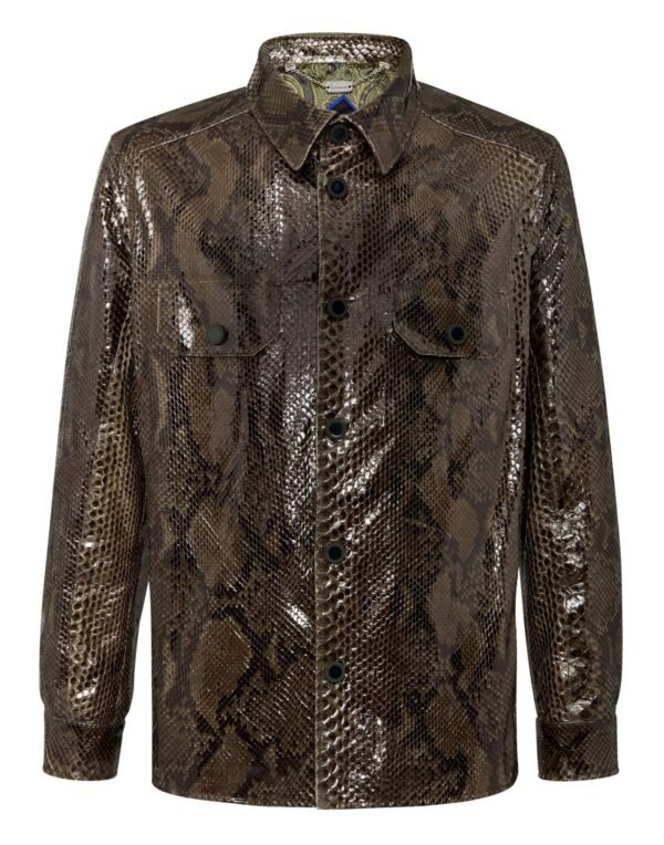 BILLIONAIRE PYTHON LEATHER SHIRTS LUXURY - Image 2