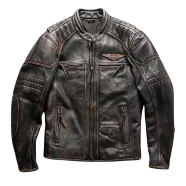 MEN’S HARLEY DAVIDSON BIKER LEATHER JACKET