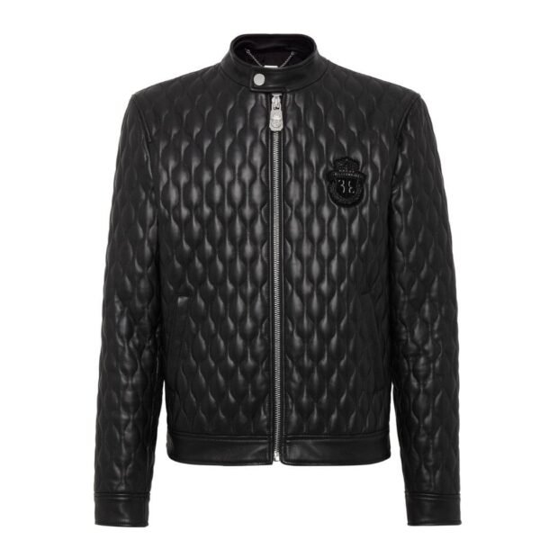 BILLIONAIRE QUILTED LEATHER JACKET