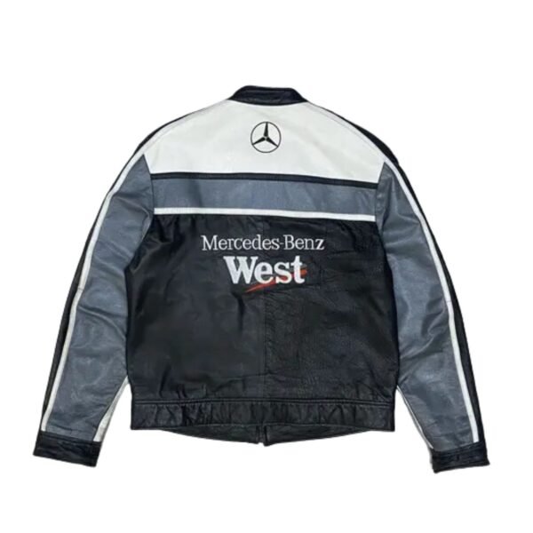 MERCEDES BENZ MCLAREN F1 WEST LEATHER JACKET - Image 2