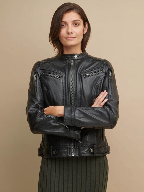 Morgan Biker Leather Jacket