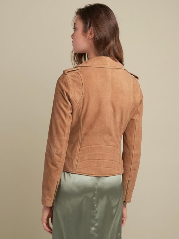 Jackie Asymmetrical Moto Jacket - Image 7