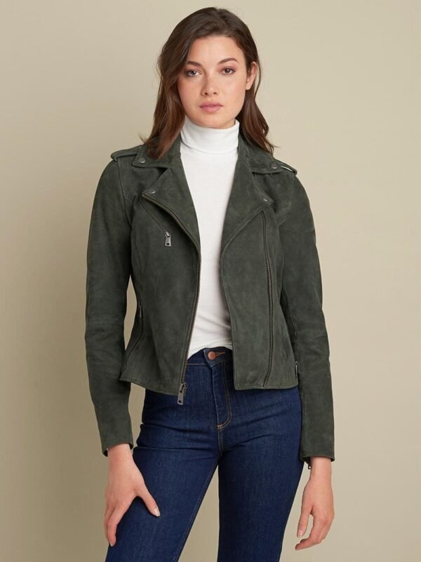 Jackie Asymmetrical Moto Jacket - Image 4