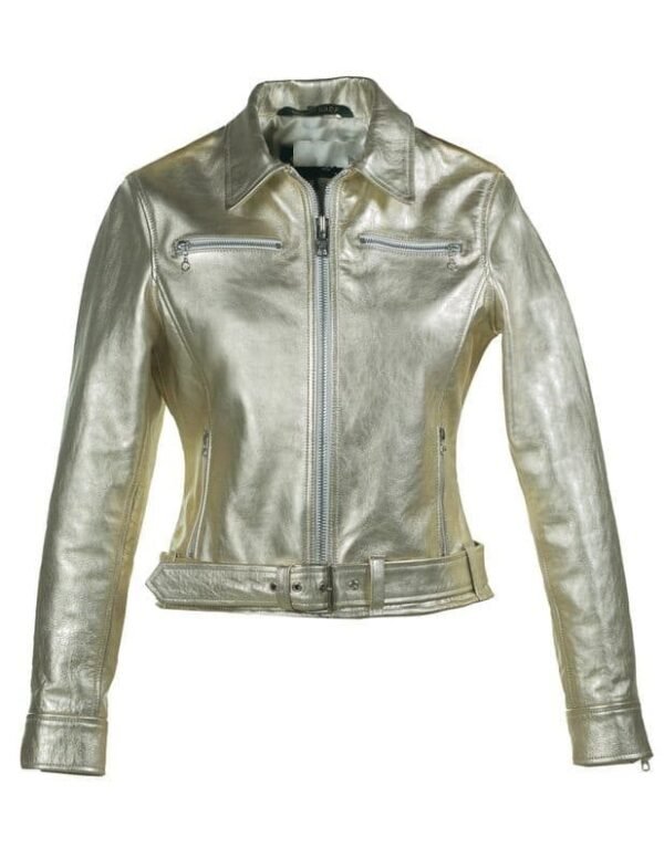 Women's Metallic Lightweight Cowhide Jacket