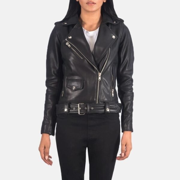 Alison Leather Biker Jacket - Image 20