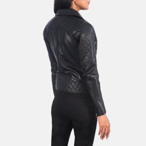 Carolyn Quilted (Color) Biker Jacket - Image 15