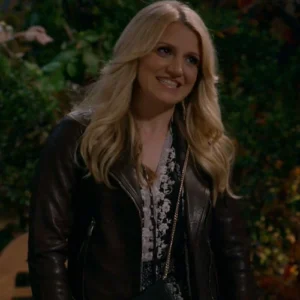 ANNALEIGH ASHFORD B POSITIVE LEATHER JACKET
