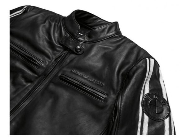 BMW Twin Stripes Leather Jacket - Image 3