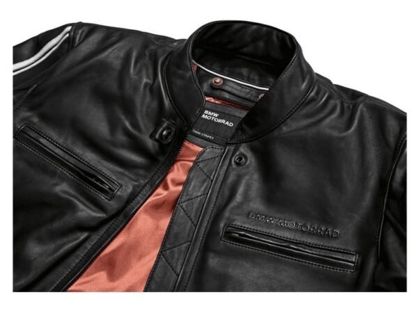 BMW Twin Stripes Leather Jacket - Image 4