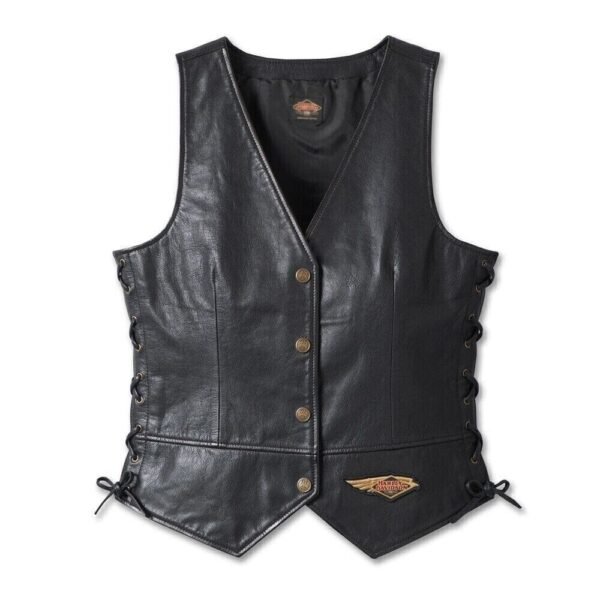 HARLEY DAVIDSON 120TH ANNIVERSARY LEATHER VEST