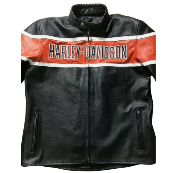 Harley Davidson Victory Lane Leather Jacket - Image 2