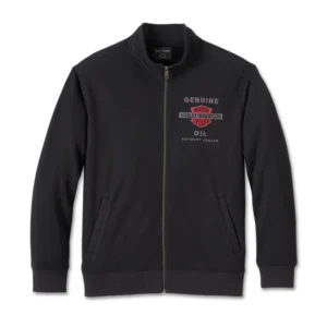 Genuine Bar & Shield Track Jacket - Harley Black