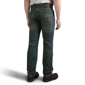 Men's Classic Traditional Fit Jeans - Washed Blue