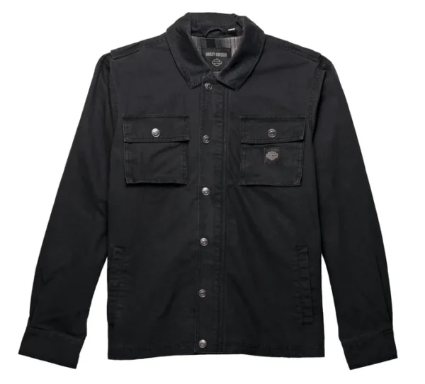 Men's Forever Harley Canvas Jacket - Black Beauty