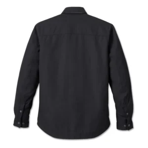 Men's Operative Riding Shirt Jacket - Black