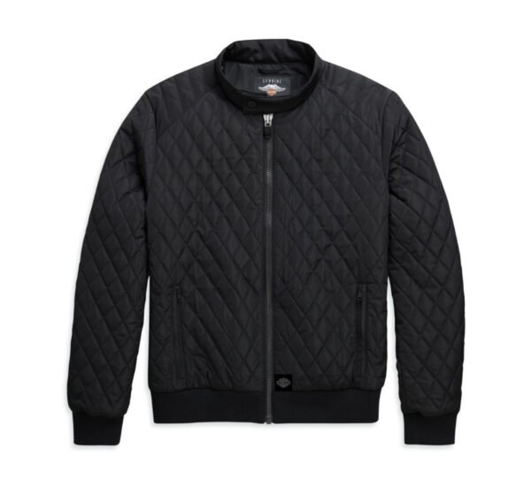 Men's Quilted Bomber Jacket