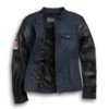 Women's Arterial Abrasion-Resistant Denim Riding Jacket