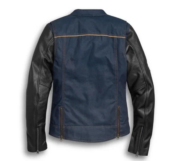 Women's Arterial Abrasion-Resistant Denim Riding Jacket