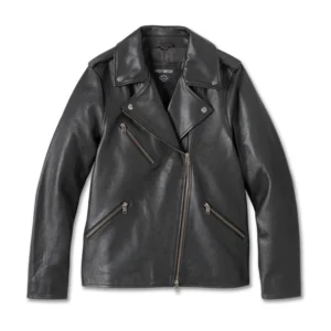 Women's Back In Black Leather Biker Jacket