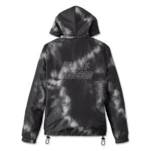 Women's Bar & Shield Tie Dye Reversible Jacket