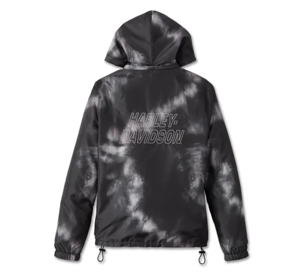 Women's Bar & Shield Tie Dye Reversible Jacket