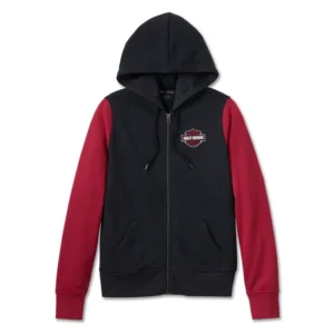 Women's Bar & Shield Zip Front Hoodie