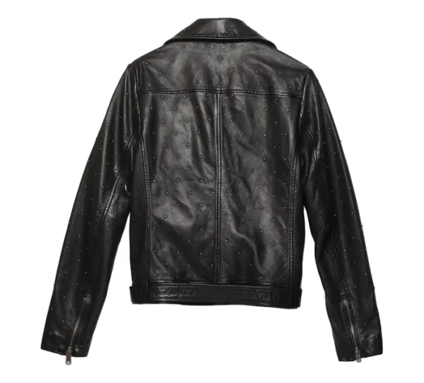 Women's Celebration Embellished Leather Jacket