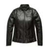 Women's Enodia Leather Riding Jacket