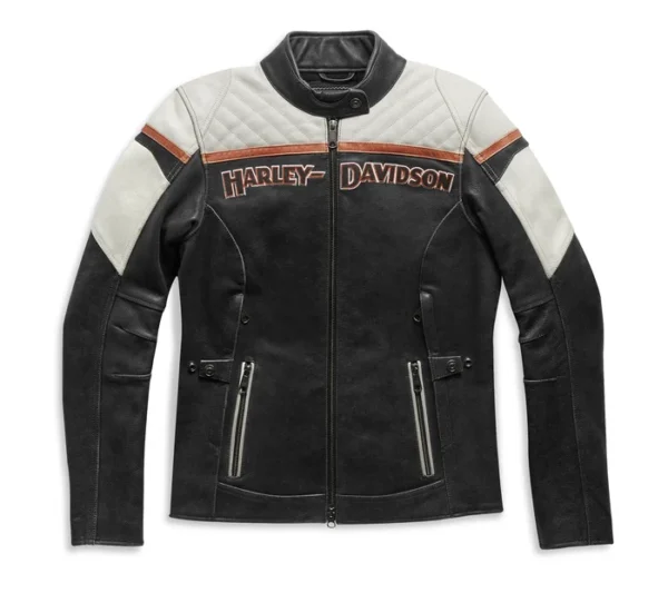 Women's H-D Triple Vent Miss Enthusiast II Leather Jacket