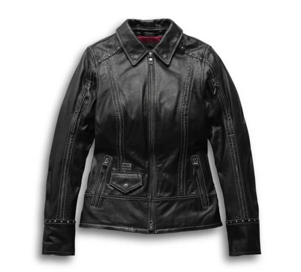 Women's Intrepidity Leather Jacket - Petite