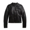 Women's Leather Jacket - Black