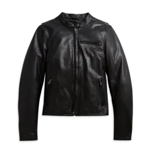 Women's Leather Jacket - Black