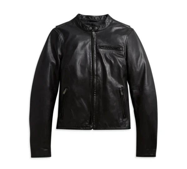 Women's Leather Jacket - Black