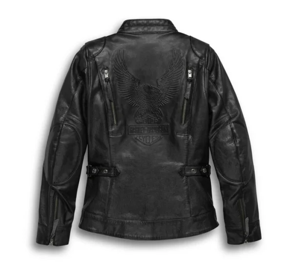 Women's Line Stitcher Leather Jacket - Tall