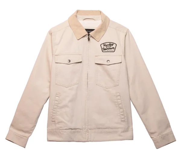 Women's Mechanic Canvas Jacket - Oatmeal