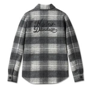 Women's Onwards Shirt Jacket - YD Plaid - Black Beauty