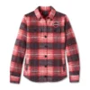 Women's Onwards Shirt Jacket - YD Plaid - Chili Pepper