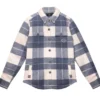 Women's Onwards Shirt Jacket - YD Plaid - Dusty Blue