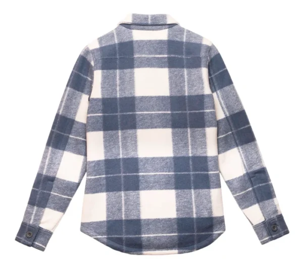 Women's Onwards Shirt Jacket - YD Plaid - Dusty Blue