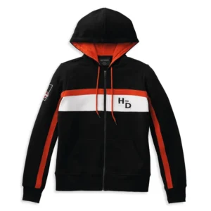 Women's Rally Stripe Zip Front Hoodie