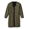 Women's Reversible Quilted Sherpa Coat