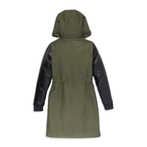 Women's Up North Parka with Leather Sleeves